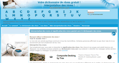 Desktop Screenshot of dictionnaire-reve.com